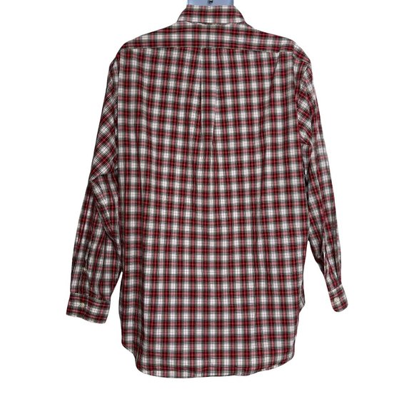 Ralph Lauren Yarmouth Red Green Plaid Pony Dress Casual Shirt 16.5 34/35 - Picture 4 of 7